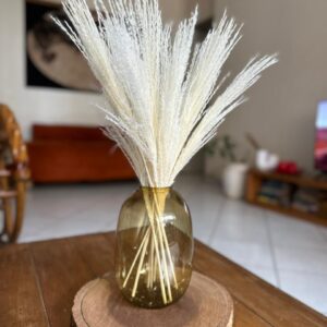 Store bell vase gold (with pampas)