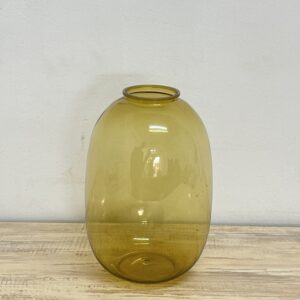 Home stylish bell flower vase gold