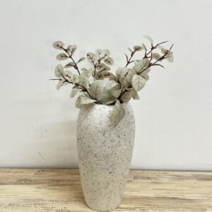Home stylish beautiful resin flower vase (with flowers)