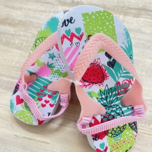 Home cute baby kids sandals (with back straps)