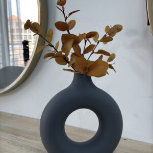Home beautiful donut flower vase (with flowers)